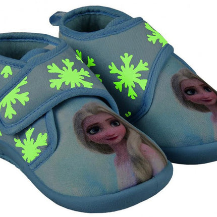 Disney Jégvarázs Elsa sötétben világító Benti cipő 23-28