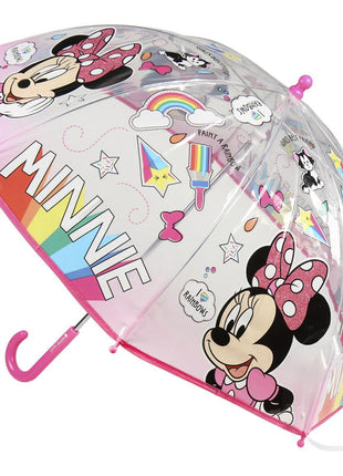 Disney Minnie Paint gyerek átlátszó esernyő Ø71 cm