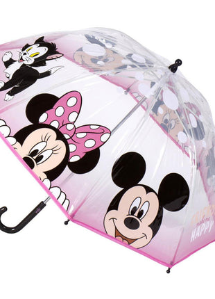 Disney Minnie Make Me Happy gyerek átlátszó esernyő Ø71 cm