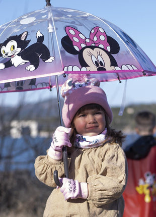 Disney Minnie Make Me Happy gyerek átlátszó esernyő Ø71 cm