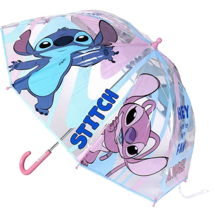 Disney Lilo és Stitch, A csillagkutya Angel gyerek átlátszó esernyő Ø71 cm