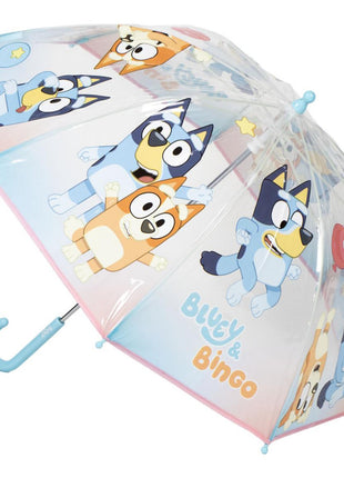 Bluey Bingo gyerek átlátszó esernyő Ø71 cm