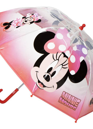 Disney Minnie Cheerful gyerek átlátszó esernyő Ø71 cm