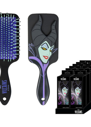 Disney Gonoszok Black 3D hajkefe 23,5 cm