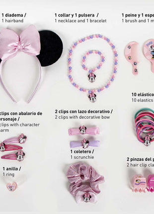 Disney Minnie Makeover ékszer és hajkiegészítő szett