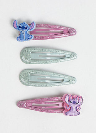 Disney Lilo és Stitch, A csillagkutya Angel hajcsat szett 4 db-os