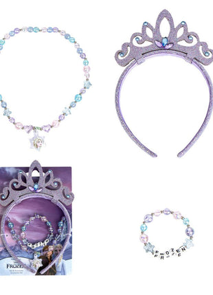 Disney Jégvarázs Royal Purple ékszer és hajpánt szett