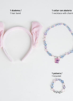 Disney Lilo és Stitch, A csillagkutya Angel ékszer és hajpánt szett