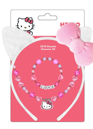 Hello Kitty Ears ékszer és hajpánt szett