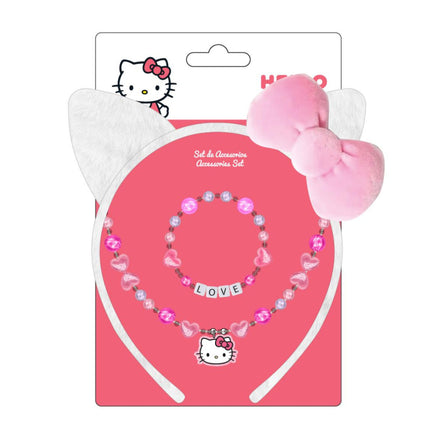 Hello Kitty Ears ékszer és hajpánt szett