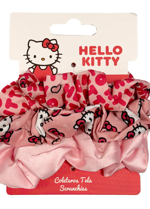 Hello Kitty Scrunchie hajgumi szett 3 db-os