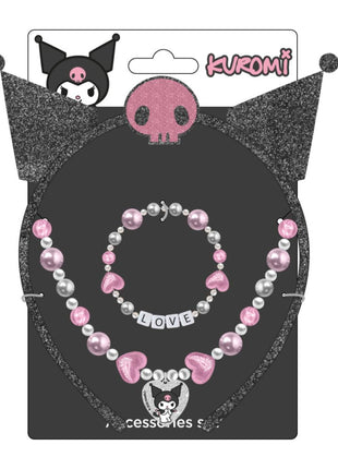 Hello Kitty Kuromi ékszer és hajpánt szett