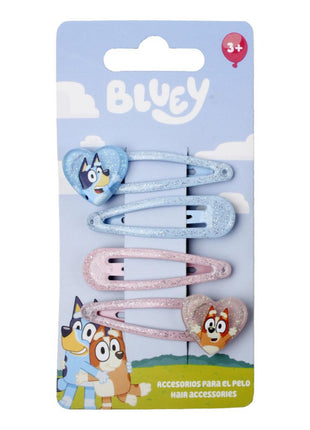 Bluey Heart hajcsat szett 4 db-os