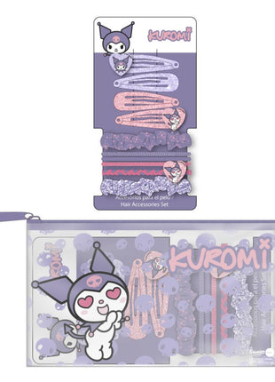 Hello Kitty Kuromi hajcsat, hajgumi szett