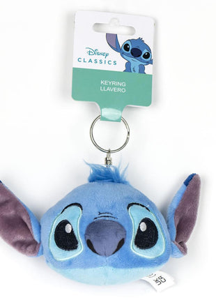 Disney Lilo és Stitch, A csillagkutya Head plüss kulcstartó 19 cm