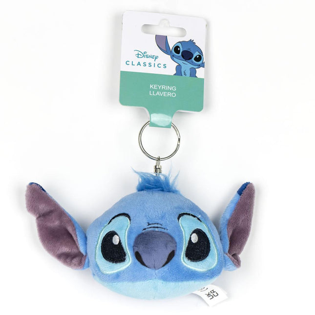 Disney Lilo és Stitch, A csillagkutya Head plüss kulcstartó 19 cm