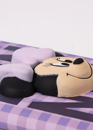 Disney Minnie 3D notesz, vonalas jegyzetfüzet