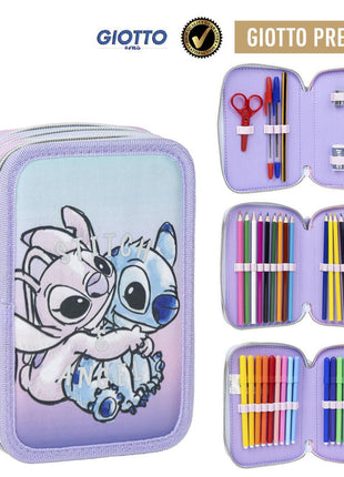 Disney Lilo és Stitch, A csillagkutya Angel tolltartó töltött 3 emeletes