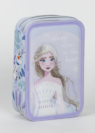 Disney Jégvarázs Elsa tolltartó töltött 3 emeletes