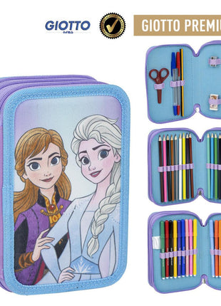 Disney Jégvarázs Sisters tolltartó töltött 3 emeletes