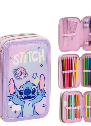 Disney Lilo és Stitch, A csillagkutya Universe tolltartó töltött 3 emeletes