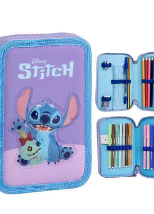 Disney Lilo és Stitch, A csillagkutya Scrump tolltartó töltött 2 emeletes
