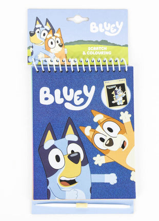 Bluey Bingo scratch képkarcoló és színező szett