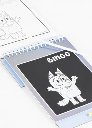 Bluey Bingo scratch képkarcoló és színező szett