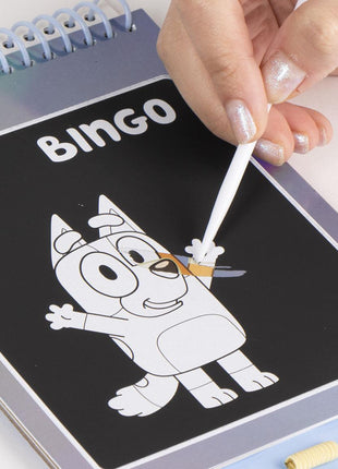 Bluey Bingo scratch képkarcoló és színező szett