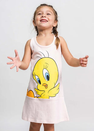 Bolondos Dallamok Tweety gyerek nyári ruha 3 - 7 év / 98 - 122 cm