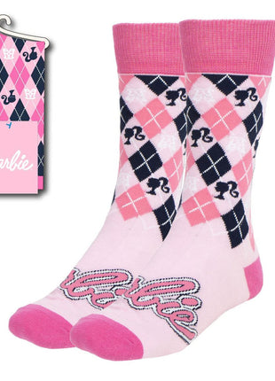 Barbie Argyle női hosszú szárú zokni 36/43