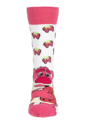 Disney Játékháború Lotso Strawberry felnőtt hosszú szárú zokni 36/43