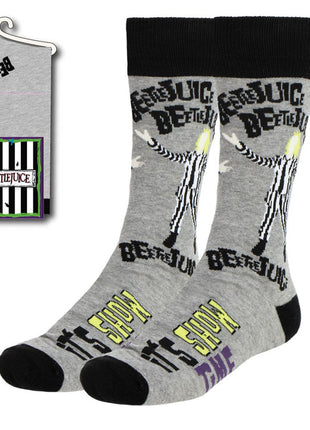 Beetlejuice Show Time felnőtt hosszú szárú zokni 38/45