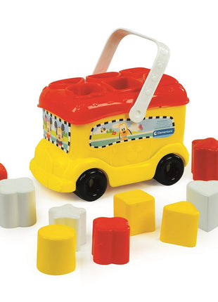 Disney Mickey Yellow formaválogató busz Clementoni
