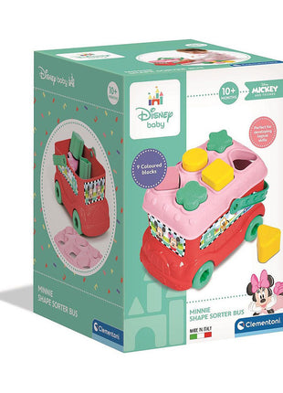 Disney Minnie Red formaválogató busz Clementoni