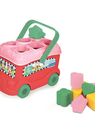 Disney Minnie Red formaválogató busz Clementoni