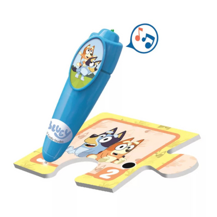 Bluey Playtime interaktív 24 darabos Clementoni puzzle – színes kirakó gyerekeknek, fejleszti a koncentrációt és kézügyességet