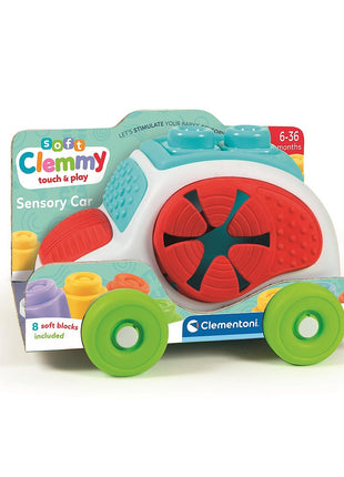 Színes Clemmy készségfejlesztő autó Clementoni