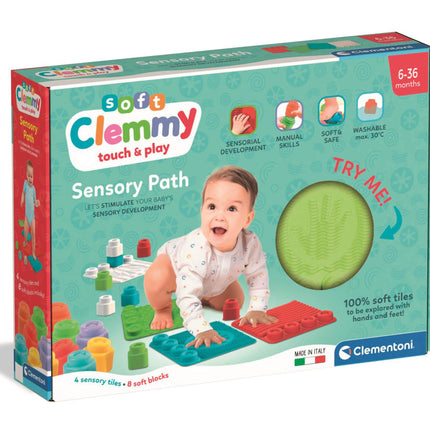 Színes Clemmy Touch & Play készségfejlesztő babajáték Clementoni