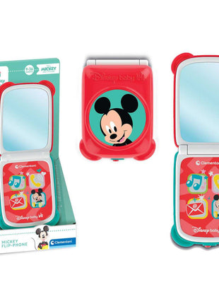 Disney Mickey Mirror interaktív összecsukható okostelefon Clementoni