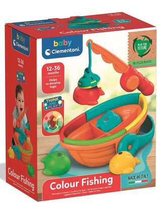 Színes Boat baba horgászjáték Clementoni