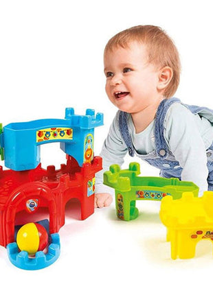Kastély golyópálya Drop baba építőjáték Clementoni