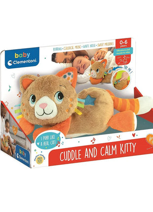 Cicás Tummy-Time elalvást segítő plüss játék Clementoni