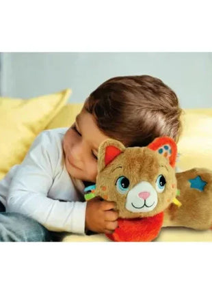 Cicás Tummy-Time elalvást segítő plüss játék Clementoni