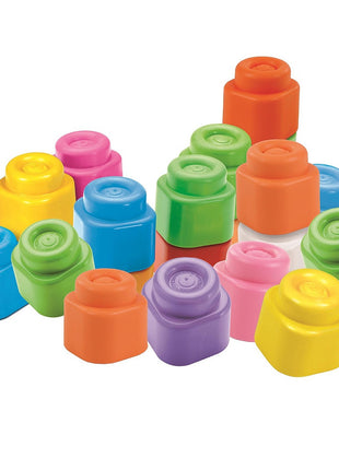 Színes Clemmy puha építőkocka 40 db-os Clementoni
