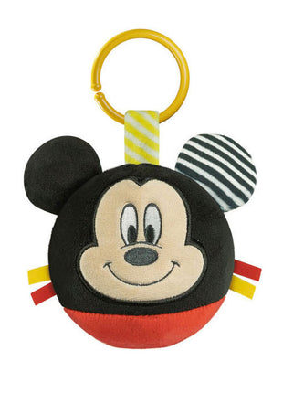 Disney Mickey Round plüss labdafigura, baba csörgő Clementoni