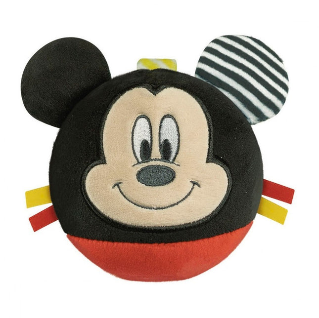 Disney Mickey Round plüss labdafigura, baba csörgő Clementoni
