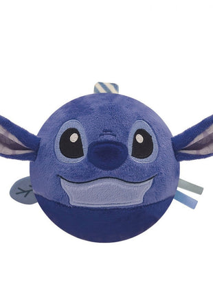 Disney Lilo és Stitch, A csillagkutya Round plüss labdafigura, baba csörgő Clementoni