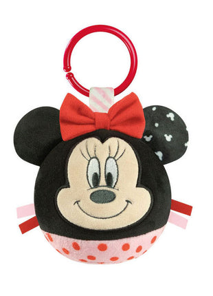 Disney Minnie Round plüss labdafigura, baba csörgő Clementoni
