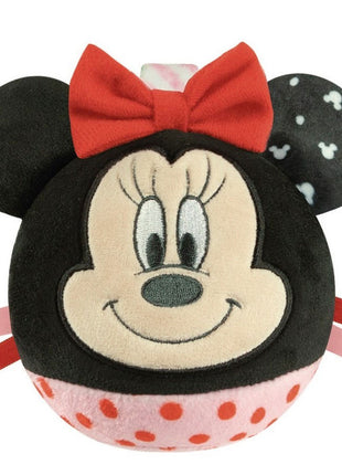 Disney Minnie Round plüss labdafigura, baba csörgő Clementoni